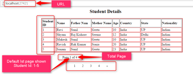 Paging In MVC 4 Using PagedList